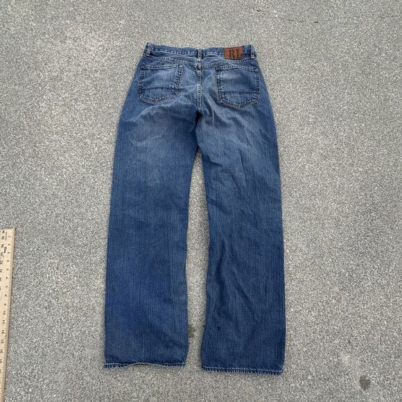 Vintage Polo Ralph Lauren Jeans Mens 34x32 Thompson Loose Fit Slouchy Leg Denim - Picture 10 of 11